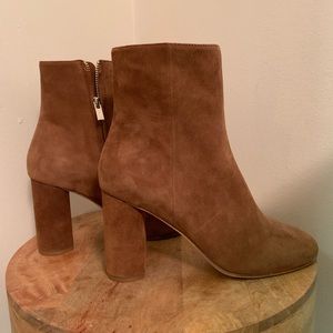 Joie booties, tan suede